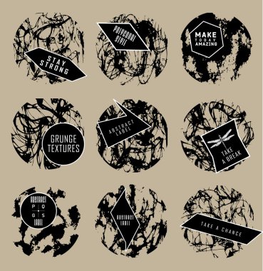 Soyut dizi BLOB'ları, sıçrama, etiketleri