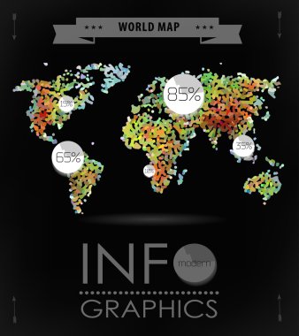 Dünya haritası arkaplanı