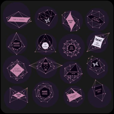 soyut üçgen tasarım 