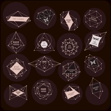 soyut üçgen tasarım 