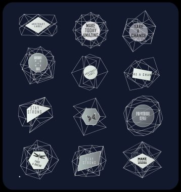 soyut üçgen tasarım 