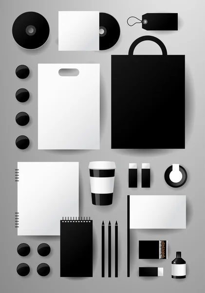 Abstraktes Business Set. Vorlage: Corporate Identity — Stockvektor