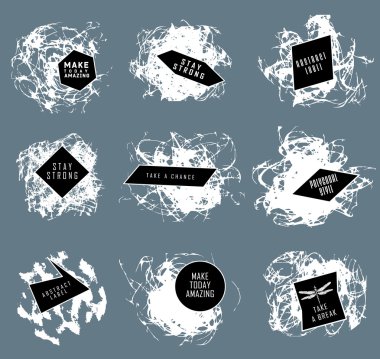 Soyut dizi BLOB'ları, sıçrama, etiketleri