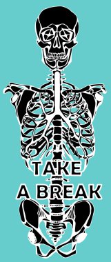 Tipografik arka plan el ile alıntı