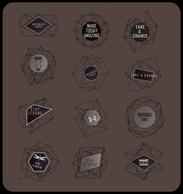 soyut üçgen tasarım 