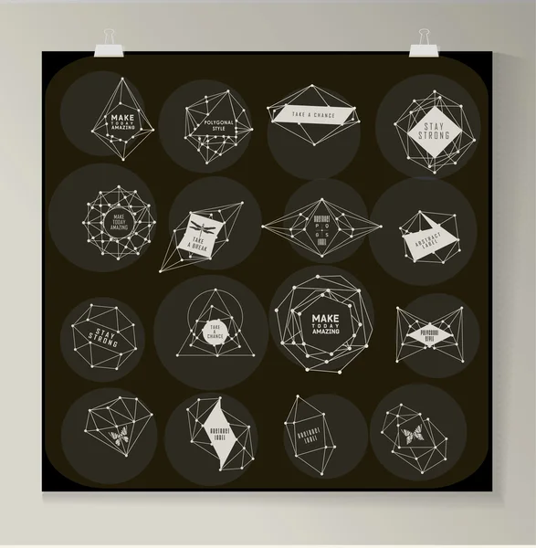 Abstrakt trianglar design — Stock vektor