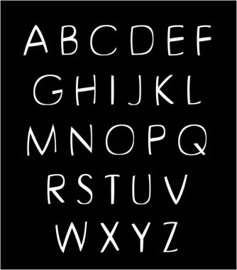 alfabe. Tasarım öğeleri 