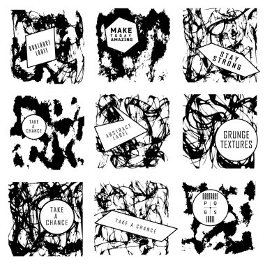 Soyut dizi BLOB'ları, sıçrama, etiketleri