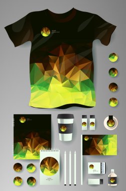 İş kümesi. Kurumsal kimlik şablonları