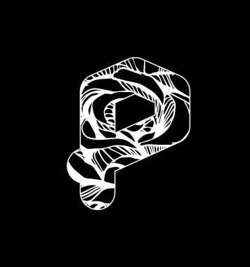 Vektör alfabesi ve genel tipografi 