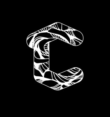 Vektör alfabesi ve genel tipografi 