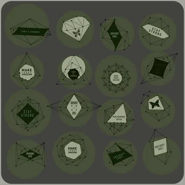 Abstracte driehoeken ontwerp — Stockvector