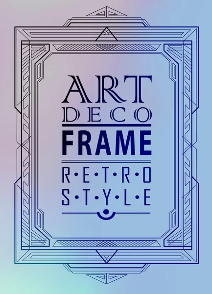 Art deco geometrische — Stockvector