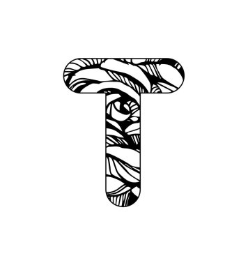 Vektör alfabesi ve genel tipografi 