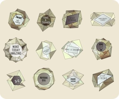 soyut üçgen tasarım 