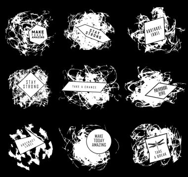 Soyut dizi BLOB'ları, sıçrama, etiketleri