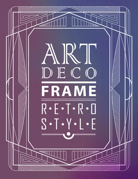 Art deco geometric — Stock Vector