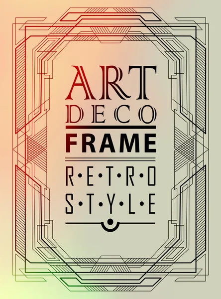 Art deco geometrické — Stockový vektor