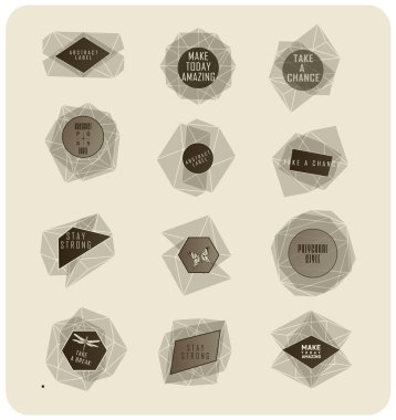 soyut üçgen tasarım 