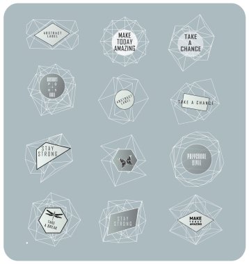 soyut üçgen tasarım 