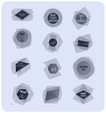 soyut üçgen tasarım 