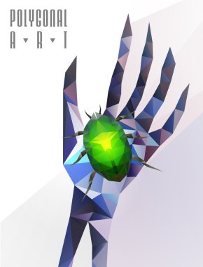 Poligonal modern öğeleri