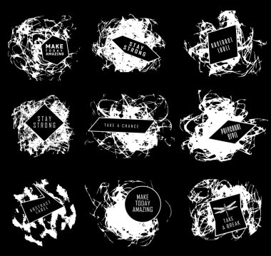 Soyut dizi BLOB'ları, sıçrama, etiketleri