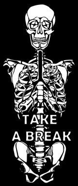 Tipografik arka plan el ile alıntı