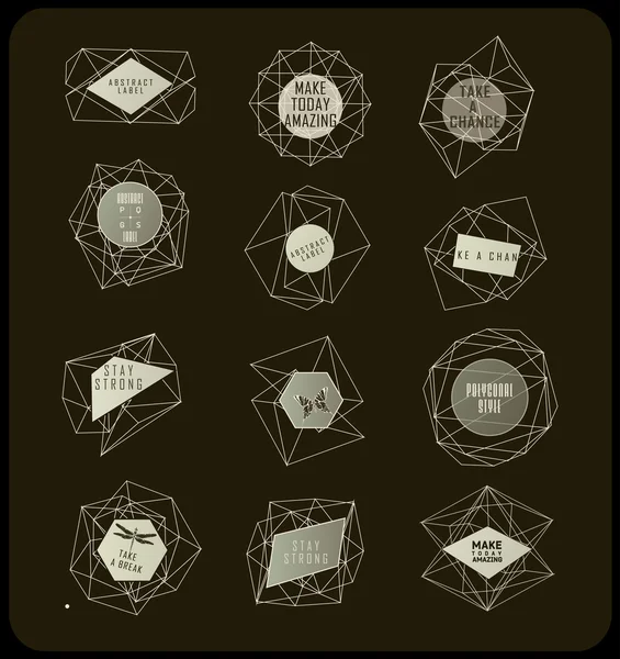 soyut üçgen tasarım 