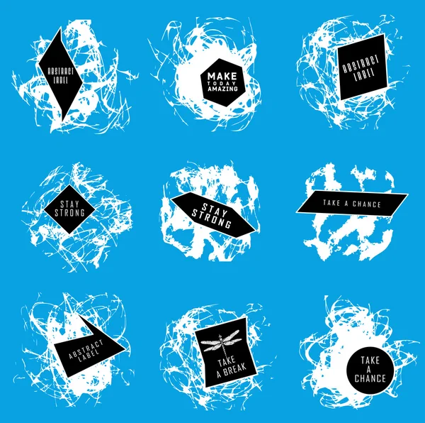 Soyut dizi BLOB'ları, sıçrama, etiketleri