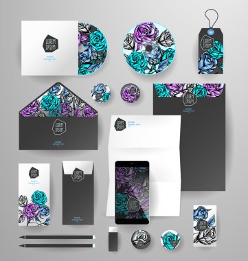 İş kümesi. Kurumsal kimlik şablonları