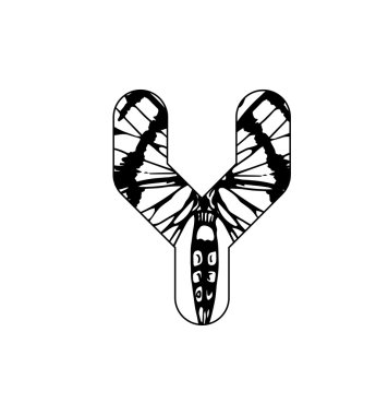 Vektör alfabesi ve genel tipografi 