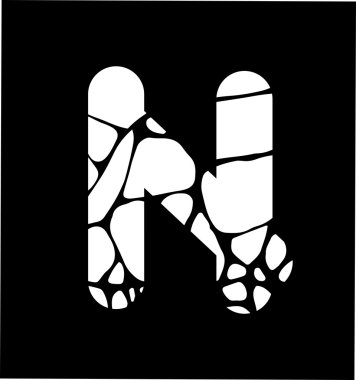 Vektör alfabesi ve genel tipografi 