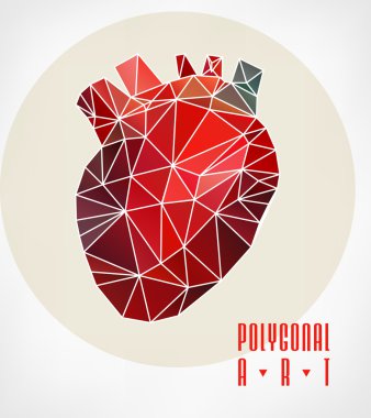 Soyut poligonal. Geometrik şekil