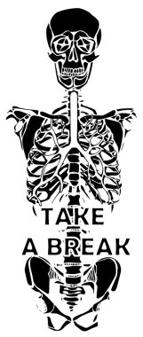 Tipografik arka plan el ile alıntı