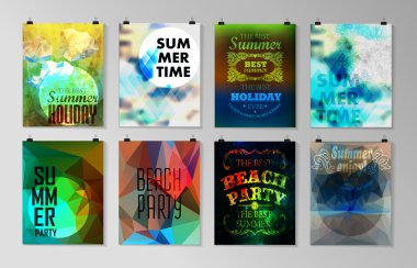 Tipografik poster, retro tasarımı