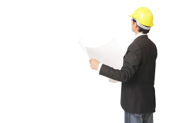 Portrait of an handsome engineer at work — Stock Photo, Image