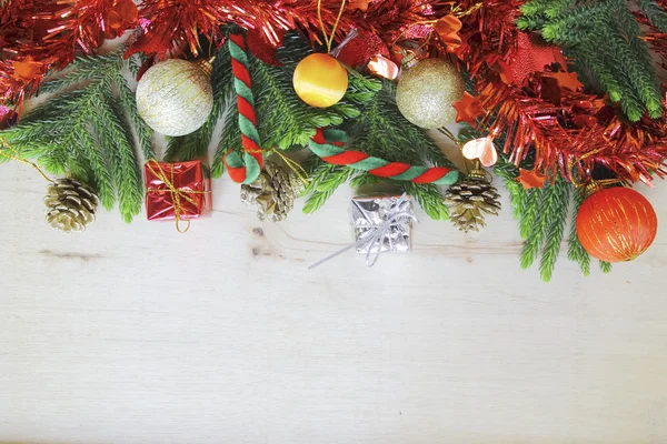 Christmas composition and Christmas decoration — Stock Photo, Image