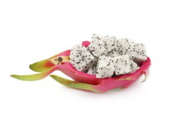 Dragon Fruit isolated against white background. clipart