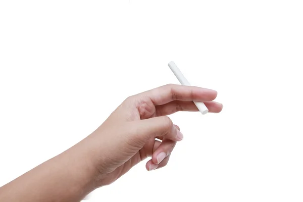 Sigarayı, Sigara kırılması holding eller — Stok fotoğraf