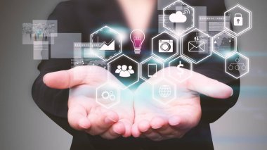 Sosyal medya, sosyal ağ kavramı.