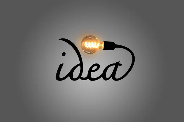 Lampadina Creativa Idea Concetto — Foto Stock