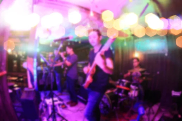 Penampilan Dari Musicians Blurred Background — Stok Foto