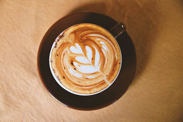 Coffee Cup Top View — Stock Photo, Image