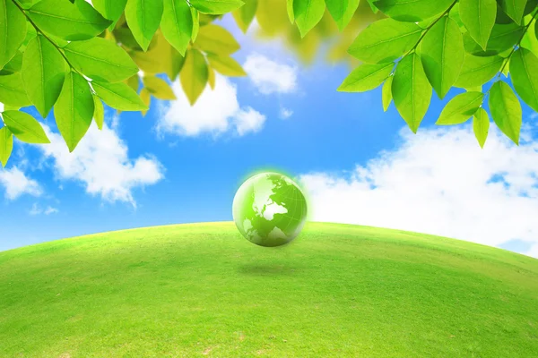 绿色能源概念 — 图库照片