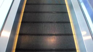 Yürüyen merdiven. Üst görünüm