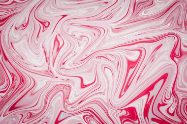 Soyut pembe ve beyaz sıvı arka plan. Renkli bir arkaplan