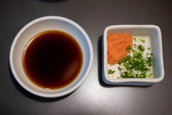 Ponzu Saus Voor Japanse Hot Pot Saus Japanse Saus — Stockfoto