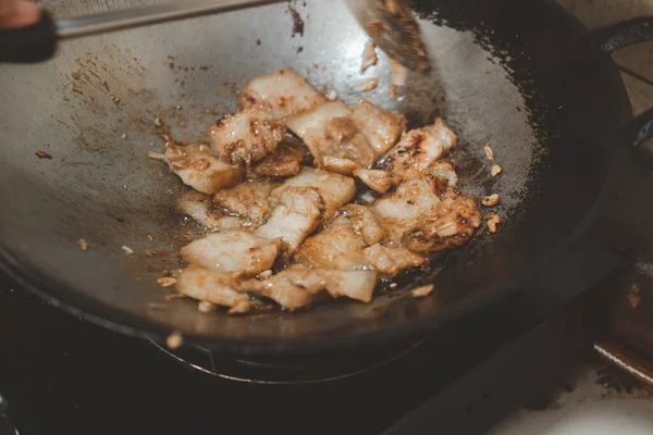 돼지고기 후추를 요리하였다 맛있는 — 스톡 사진