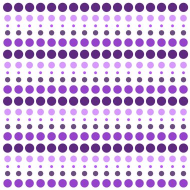 Çember menekşe deseni. Kusursuz vektör arkaplanı